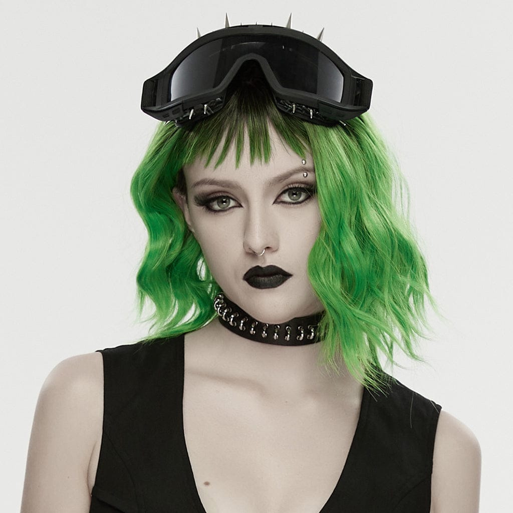 PUNK RAVE Women's Punk Rings Choker