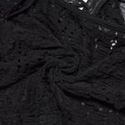 PUNK RAVE Women's Punk Ripped Sheer Bustier