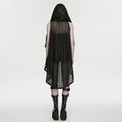 PUNK RAVE Women's Punk Rivets Irregular Cloak