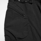 PUNK RAVE Women's Punk Ruffled Hem Big Pockets Cargo Pants