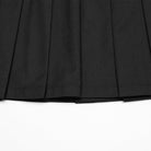 PUNK RAVE Women's Punk Skull Buckle Pleated Skirt