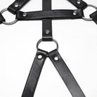 PUNK RAVE Women's Punk Skull Buckle-up Leg Harness