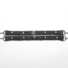 PUNK RAVE Women's Punk Skull Rivets Double Strap Choker