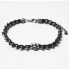 PUNK RAVE Women's Punk Skull Spine Necklace