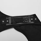 PUNK RAVE Women's Punk Slash Shoulder Buckle Harness