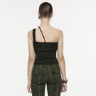 PUNK RAVE Damen Punk Slash Schulterschnalle Tank Top