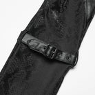 PUNK RAVE Women's Punk Snake Print Buckle Strappy Pants