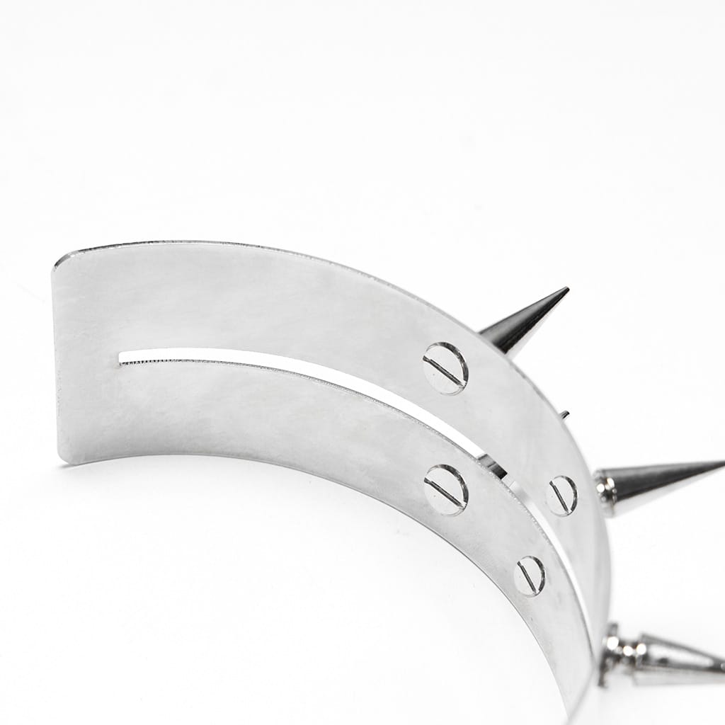 PUNK RAVE Women's Punk Spiked Choker