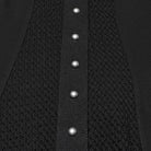 PUNK RAVE Women's Punk Strap Mesh Splice Sheer Dress with Hood