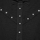 PUNK RAVE Women's Punk Strap Mesh Splice Sheer Dress with Hood