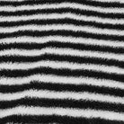 PUNK RAVE Women's Punk Striped Fluffy Hoodies with Big Ear Hood