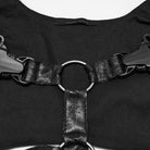PUNK RAVE Women's Punk Studded Buckle Body Harness