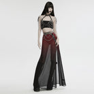 PUNK RAVE Women's Punk Studded Metal Chain Belt