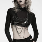 PUNK RAVE Women's Punk Tassel Chain Body Harness