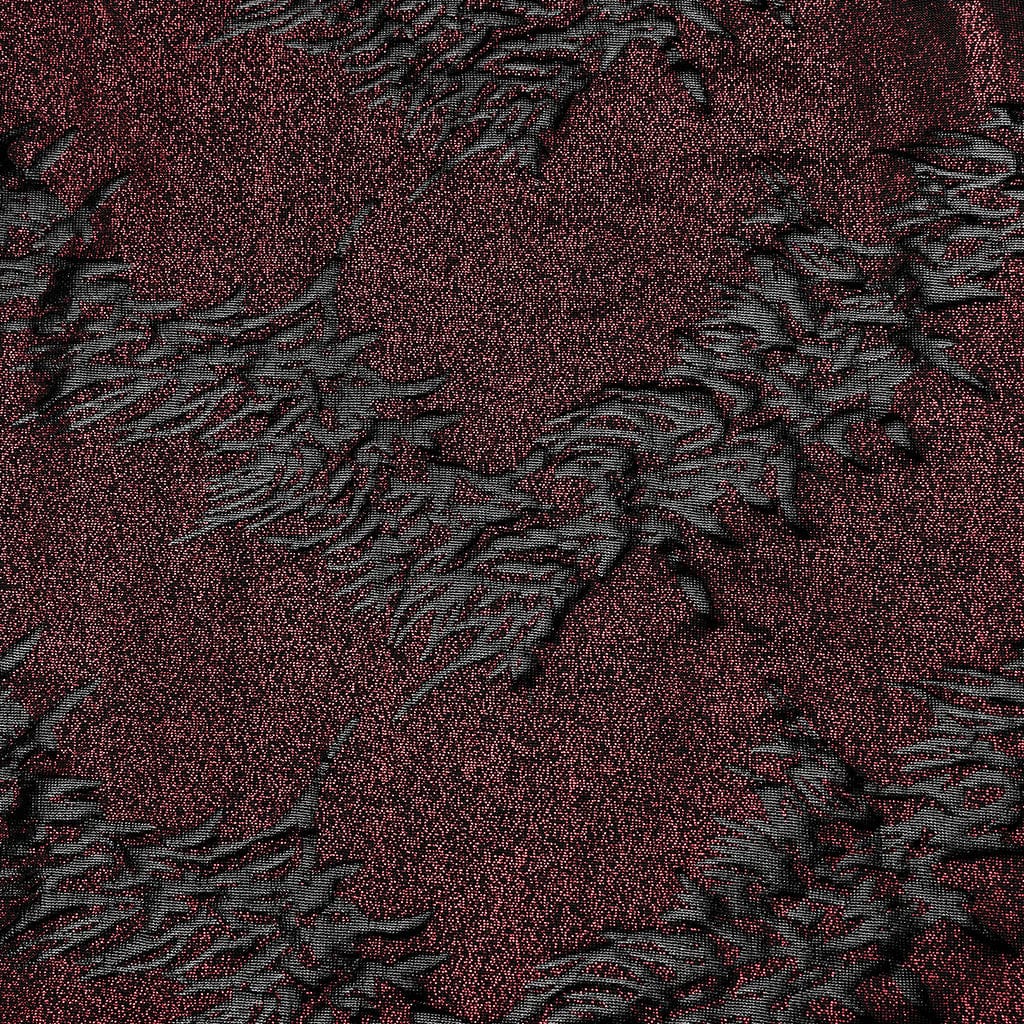 PUNK RAVE Women's Punk Thorns Printed Lace-up Flared Pants Red