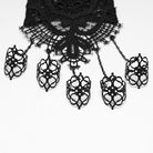 PUNK RAVE Women's Vintage Gothic Cutout Lace Gloves