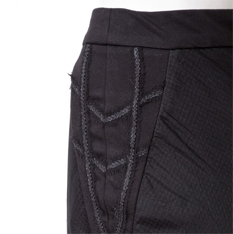 RNG Women's Gothic Cutout Splice Long Skirt