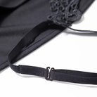 RNG Women's Gothic Floral Embroidered Studded Shorts