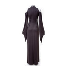 RNG Women's Gothic Lacing-up  Trumpet Sleeved Maxi Dress