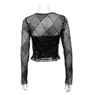 RNG Women's Gothic Mesh  Splice Long Sleeved Shirt