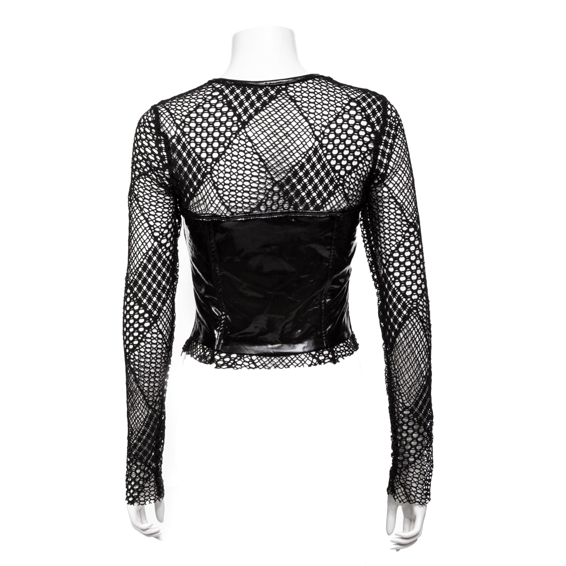 RNG Women's Gothic Mesh  Splice Long Sleeved Shirt