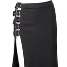 RNG Women's Gothic Multi-buckle Split Skirt