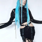 RNG Damen Grunge Buckle Ripped Rock