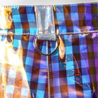 RNG Women's Grunge Contrast  Color Plaid Short Skirt