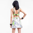 RNG Women's Grunge  Luminous Rainbow Bustier