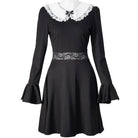 RNG Women's Lolita Doll Collar Flared Sleeved Dress