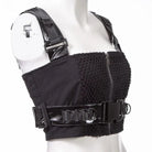 RNG Women's Punk Big-buckle Mesh Splice Vest