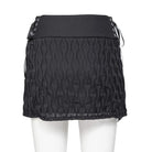 RNG Women's Punk Irregular Lace-up Skirt