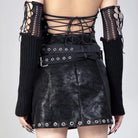 RNG Women's Punk Ripped Nailed Waist Bag