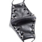 RNG Women's Punk Studded Faux Leather Mask