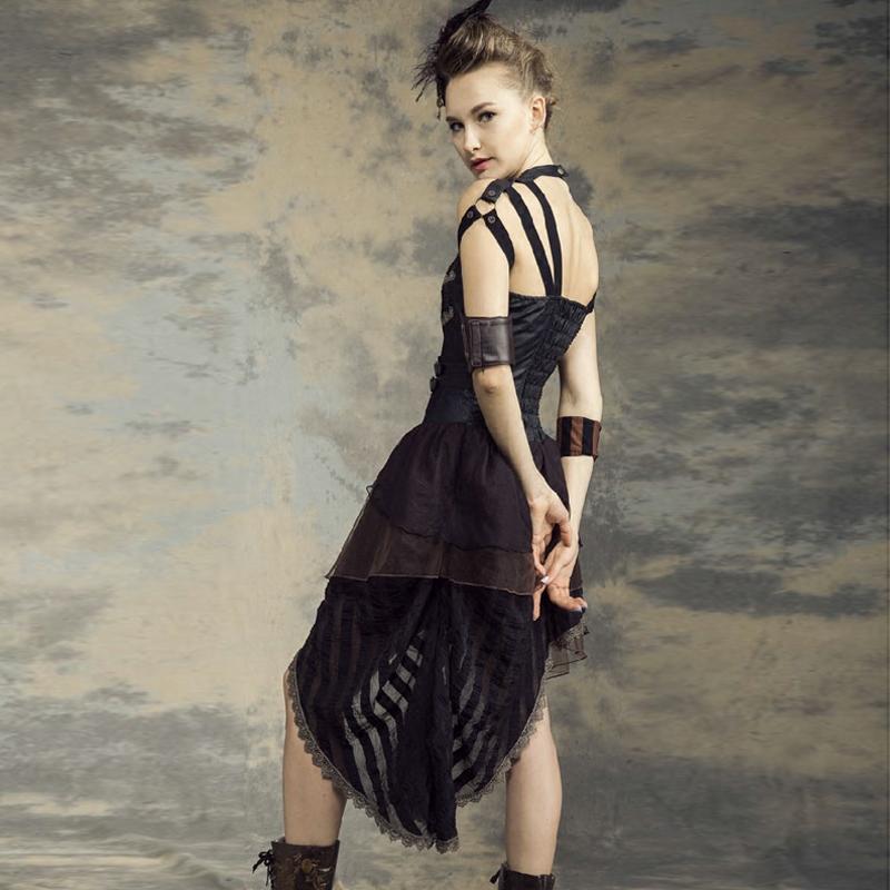 RQ-BL Women's Asymmetric Steampunk Dress