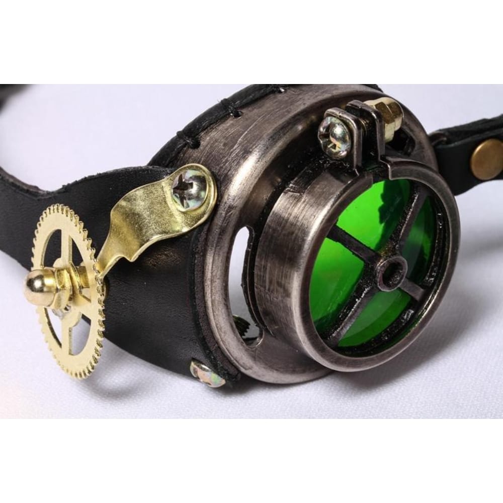 RQ-BL Women's Steampunk Gear Buckle Goggle
