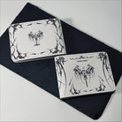 Vukora Unisex Gothic Skull Angel Printed Card Bag