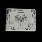 Vukora Unisex Gothic Skull Angel Printed Card Bag