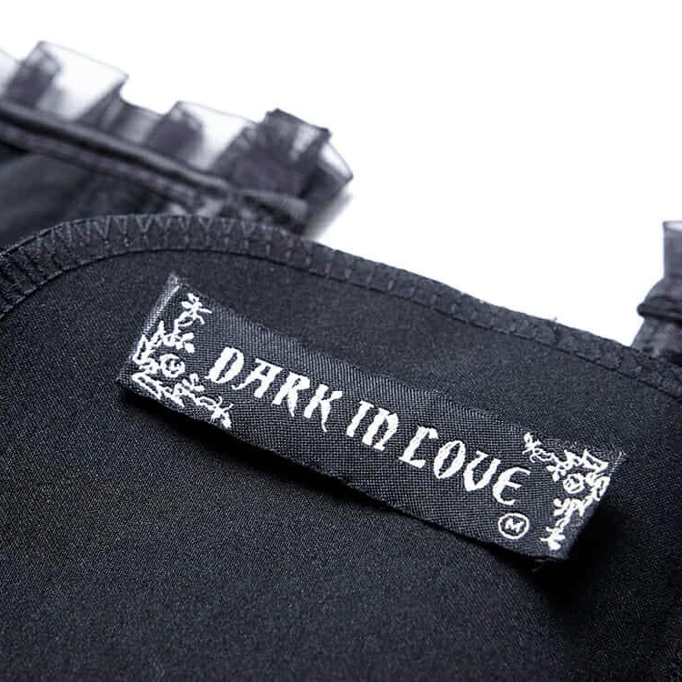 Darkinlove Women's Brocade Goth Corset