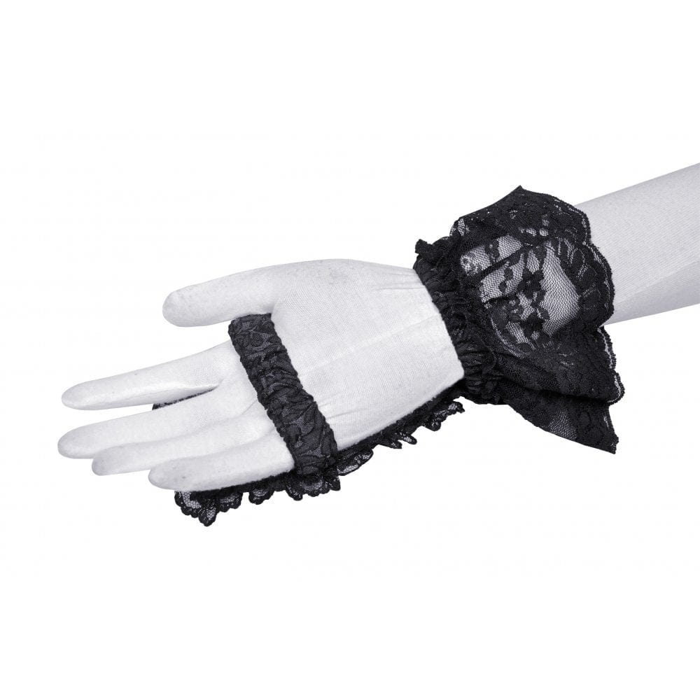 Darkinlove Women's Gothic Cross Floral Lace Gloves