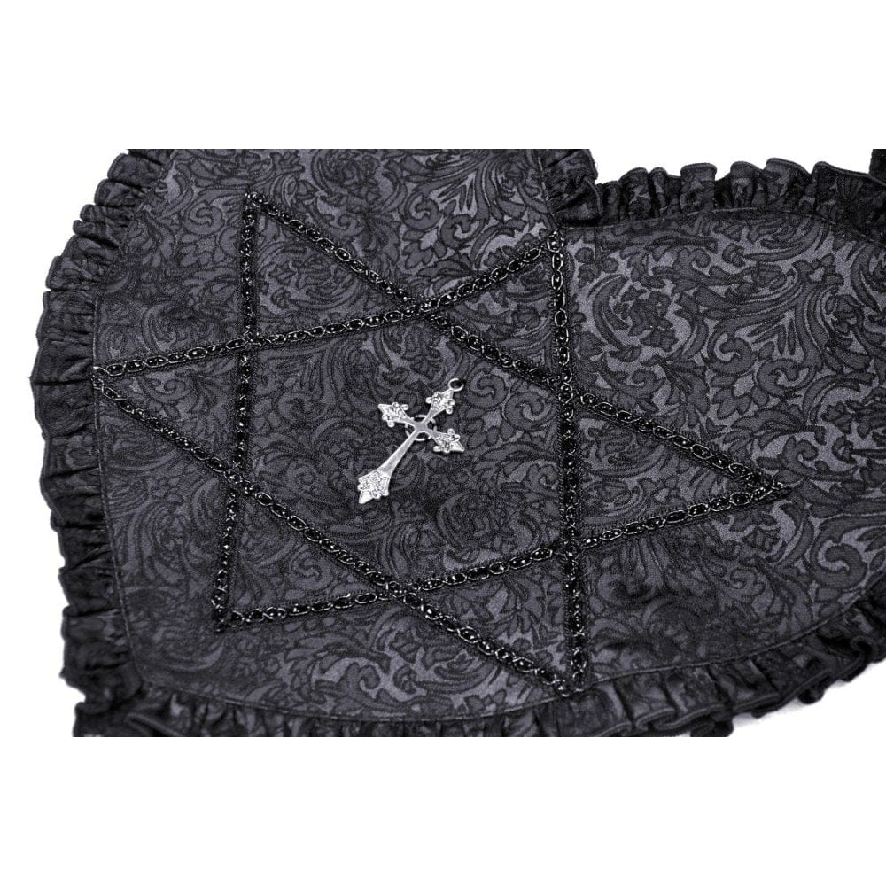 Darkinlove Women's Gothic Cross Love Heart Shoulder Bag