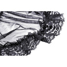 Darkinlove Women's Gothic Flared Layered Sleeved Mesh Shirt