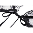 Darkinlove Damen Gothic Umhang mit ausgestellten Ärmeln und Kapuze