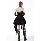 Darkinlove Women's Gothic Frilly Evening Dress