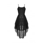 Darkinlove Women's Gothic Irregular Lace Layered Slip Dress