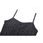 Darkinlove Women's Gothic Irregular Lace Layered Slip Dress