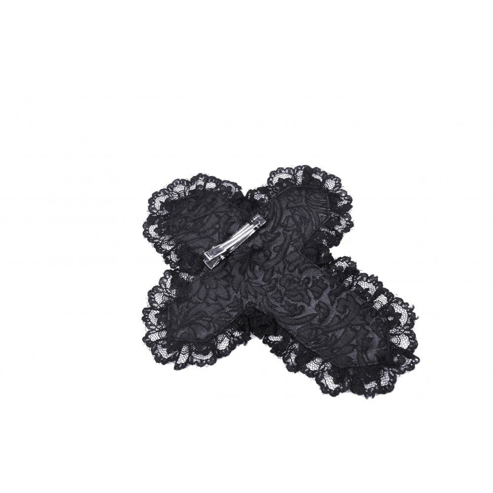Darkinlove Women's Gothic Lacing-up Crochet Long Gloves