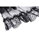 Darkinlove Women's Gothic Ruffled Layered Skirt