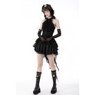 Darkinlove Women's Gothic Spider Web Lace Neckwear