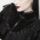 Capa vintage de encaje y flores para mujer